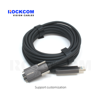 Câble USB3.0 Câble optique actif pour caméra industrielle Type-A mâle vers Micro-B AOC hybride 5Gbps USB 3.0 AOC