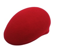 A112702 Chapeau en feutre de laine 100% classique Casquette plate Béret Lvy Chapeau Béret Chapeau pour femmes hommes