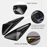 Cache-caméra latérale en fibre Carbar pour Tesla Model 3 2024 Highland 2025 Model Y Juniper HW4.0, accessoires de protection complète pour clignotants