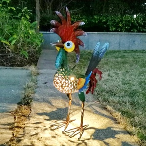 Çim heykelleri kuşlar metal tuhaf kuş <span class=keywords><strong>3D</strong></span> demir bahçe hayvanları - Product Image 5