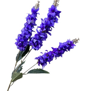 ดอกไม้ประดิษฐ์สีม่วง Jinxi ขนาด 30 ซม.-100 ซม. กิ่งดอกไม้ผ้าไหม สำหรับตกแต่งงานแต่งงาน ของตกแต่งภายนอกบ้าน และของตกแต่งบ้าน - Product Image 3
