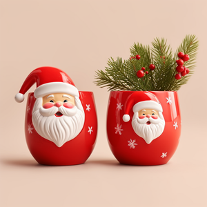<span class=keywords><strong>Pot</strong></span> de fleurs décoratif <span class=keywords><strong>en</strong></span> céramique de Noël de 4 pouces-Décalcomanie de neige d'intérieur, <span class=keywords><strong>peinture</strong></span> à la main, fini brillant, <span class=keywords><strong>pot</strong></span> de plante <span class=keywords><strong>en</strong></span> <span class=keywords><strong>terre</strong></span> <span class=keywords><strong>cuite</strong></span> <span class=keywords><strong>pour</strong></span> la maison Dec - Product Image 3