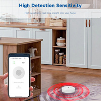 Détecteur de fuite d'eau EWeLink, capteur compatible Zigbee avec prise en charge 2MQTT et contrôle par application pour la détection des inondations
