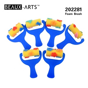 Ensemble de pinceaux pour enfants, rouleau de peinture, éponge, outil de bricolage - Product Image 2