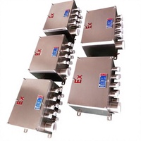 Boîte de jonction antidéflagrante en acier inoxydable, type IIB/IIC, sécurité accrue, boîte de distribution de surveillance anti-poussière BJX