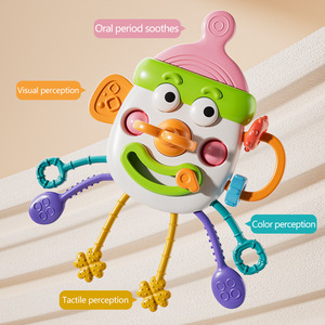 Massaggiagengive giocattolo ciuccio 3-18 mesi palla presa a mano in plastica sicura - Product Image 2