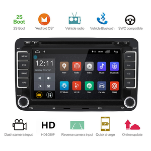 Radio multimédia de navigation Android DVD de voiture de 7 pouces pour lecteur VW GOLF MAGOTAN POLO PASSAT BORA - Product Image 3