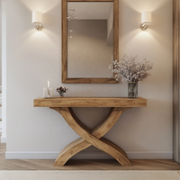Table console en bois au design moderne pour le salon, meubles de luxe, tables consoles