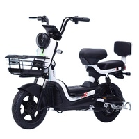 Meilleure vente 350W cyclomoteur électrique adulte électrique scooter à deux roues vol Absorption des chocs vélo électrique
