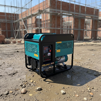 Groupe électrogène diesel à châssis ouvert de petite taille 5 kVA 10 kVA en gros, 110 V 220 V 380 V, avec moteur sans balais tout en cuivre