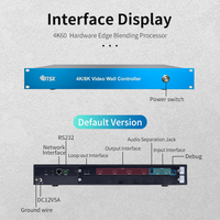 Prosesor Edge Blending 4K60 1 Input 4 Output HDMI HDMI DP Dual Input untuk Layar Cincin Aula Pameran VR