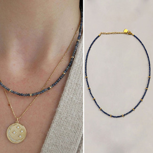 महिलाओं के लिए 4 मिमी प्राकृतिक काले ओइनक्स पत्थर हार महिला पुरुषों के लिए विंटेज चोकर बीड ब्रेसलेट सकारात्मक ऊर्जा उपचार गहने - Product Image 6