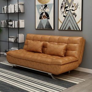 Buy In Bulk Leather Sofa Cum Bed High-Quality Folding Mechanism