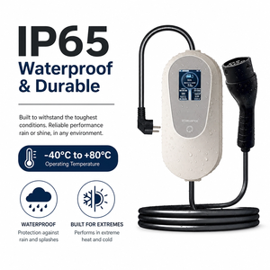 พร้อมจัดส่ง สถานีชาร์จรถยนต์แบบพกพา 7kW 32A Type 2 IEC62196 พร้อมปลั๊ก มีสินค้าในสต็อก จัดส่งรวดเร็ว - Product Image 1