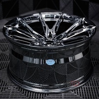 Rines Forjados Cromados Personalizados de 1 Pieza de 18 19 20 21 22 Pulgadas 5x114.3 5x112 5x130 5x120 6x139.7 para Tesla, Benz, BMW, Audi, Ford, Honda