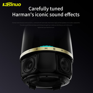 Altavoz Inalámbrico para el Hogar con Iluminación RGB, Altavoz Bluetooth Kasinuo con Subwoofer Pequeño, TWS, TF, USB, AUX para Fiestas en Casa - Product Image 3