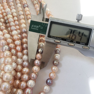 ไข่มุกน้ำจืดเกรด AA ขนาด 7.5-8.5 มม. สีลูกกวาด คุณภาพดี รูปทรงธรรมชาติ ราคาขายส่ง - Product Image 6