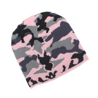 Gorro de Punto Personalizado al por Mayor a Precio Económico, Gorro de Punto Estilo Europeo Americano, Gorro de Punto Jacquard con Camuflaje, Unisex