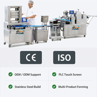 Chaîne de production automatique de pain baguette Binkang, machine à pain pour pains enroulés fourrés au fromage, diviseuse de pâte 130 pièces/min