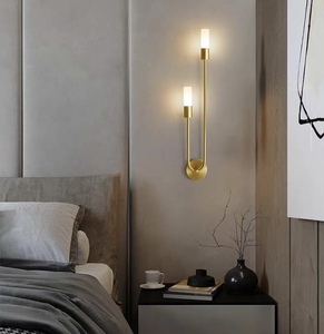 Estilo nórdico dos cabezas <span class=keywords><strong>Converse</strong></span> oro colgante pared luz Led luces de pared para el hogar - Product Image 3