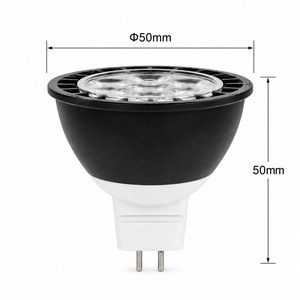 MR16 LED สปอตไลท์ 4W AC DC12V 7PCS SMD2835 ตัวเรือนโลหะ MR16 หลอดไฟ LED หรี่แสงได้สำหรับแสงสว่างภายในอาคาร - Product Image 6