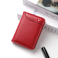 Dompet untuk Pria Tempat Kartu Saku PU Halus Berukir Dompet Uang Portabel Minimalis Uniseks