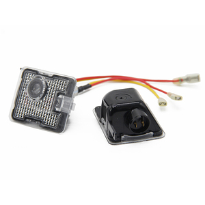 Autodragons Azul Blanco Rojo Mk2 Mk3 Mk4 ¡Oferta! Luz de espejo cuadrada personalizada con logo DIY - Product Image 4