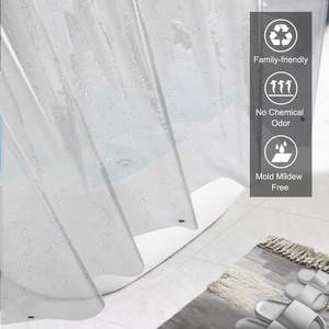 <span class=keywords><strong>Rideau</strong></span> <span class=keywords><strong>de</strong></span> <span class=keywords><strong>douche</strong></span> épais pliable 12mm, en plastique robuste avec revêtement, drap <span class=keywords><strong>de</strong></span> <span class=keywords><strong>douche</strong></span> PEVA transparent pour salle <span class=keywords><strong>de</strong></span> bains, bon marché - Product Image 5