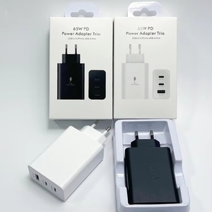 อะแดปเตอร์ชาร์จเร็ว 65W PD Super Fast Charger 3 พอร์ต หัวปลั๊ก EU UK US สำหรับสายชาร์จ Samsung ใช้ได้กับ Samsung S22 S23 S24 S25 S26 แบบเสียบผนัง - Product Image 4