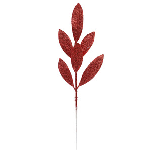 Feuilles artificielles à paillettes dorées, décorations de Noël, fausses feuilles vertes pour arbre de Noël, couronne, arrangement floral DIY, vente en gros - Product Image 6