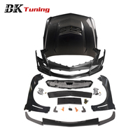 Kit carrosserie BK Tuning ATS Upgrade 3ème génération style ATS-V, pare-chocs avant en fibre de carbone, capots moteur, ailes pour Cadillac ATS.