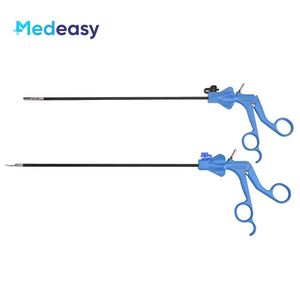 5mm Alat bedah dapat digunakan kembali pegangan biru Laparoskopik gunting tang alat Laparoskopik - Product Image 1