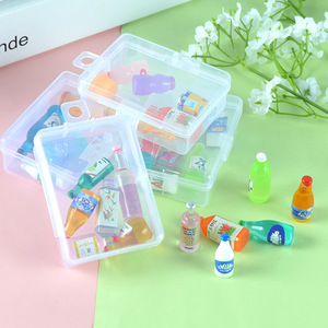 Botellas de bebidas en miniatura de resina, botellas de vino, accesorios para luces nocturnas DIY, juguetes de comida en miniatura para supermercado, casa de muñecas - Product Image 3