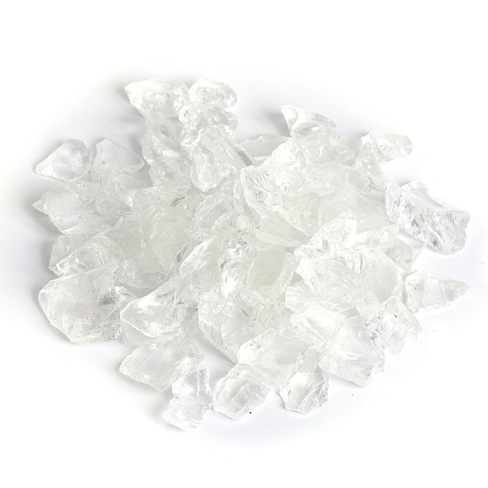 Светоотражающие камни большого размера из огненного стекла, камни, гравий для украшения огненной ямы, внутреннего дворика