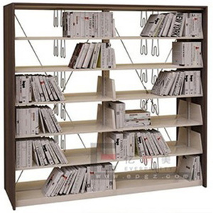 Sản Phẩm Mới Thư Viện Kệ Duy Nhất Hai Mặt Kệ Sách Bằng Gỗ Kệ Sách Giá Cho Các Trường Học Phòng Đọc Sách - Product Image 6