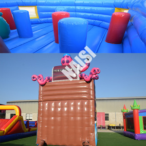 Nhà Máy Bán buôn giá rẻ chất lượng cao thương mại tàu cướp biển nhảy trượt <span class=keywords><strong>Bouncer</strong></span> <span class=keywords><strong>Inflatable</strong></span> bạch tuộc nhà bị trả lại với trượt - Product Image 6