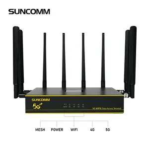 NOVO 4G 5G CPE Com slot para cartão sim WiFi 6 Mesh QoS PCI AT TTL VPN Dual band AC 1800mbps Roteador WiFi para Industrial Casa 5G Router