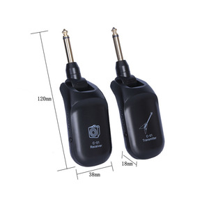 C01 Pickup Audio Effects <b>Transmitter</b> Receiver USB Rechargeable Metal & Plastic Guitar Cable <b>Wireless</b> System - Product Image 4