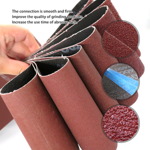 สายขัด<span class=keywords><strong>กระดาษทราย</strong></span>อะลูมิเนียมออกไซด์สีแดงขนาด533*76มม. สายขัดสำหรับขัดขัดเจียรโลหะไม้ - Product Image 5