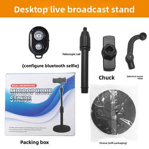 Soporte de Escritorio Portátil para Transmisión en Vivo con Teléfono Móvil, Soporte Flexible para Selfies y para <span class=keywords><strong>Ver</strong></span> Series (Ideal para Personas Perezosas) - Product Image 4