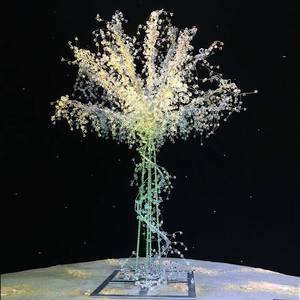 Acrylic Bead Metal Tree Healing Crystal Tree Wedding <b>Decoration</b> <b>Table</b> Centerpiece With Led Light for Wedding Event <b>Decoration</b> - Product Image 2
