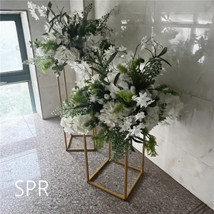 SPR-Rosas artificiales decorativas para decoración, orquídeas colgantes de glicina, tulipanes elegantes, arreglo Floral para boda de campo - Product Image 1