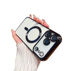 Per <span class=keywords><strong>Apple</strong></span> per Ultra-sottile <span class=keywords><strong>custodia</strong></span> morbida per iPhone 17AIR IPhone17Promax rivestimento <span class=keywords><strong>trasparente</strong></span> TPU <span class=keywords><strong>custodia</strong></span> per cellulare magnetico - Product Image 5