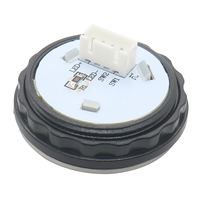Accessoires d'ascenseur de vente directe d'usine: bouton rond de type D, D2-CL de plaque de lettre en verre 5400, bouton de commutation