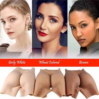 Culotte en silicone réaliste avec vagin et fesses pour travestis