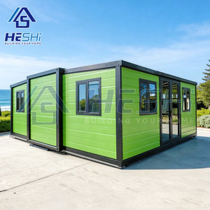 Casa Contenedor Prefabricada Expandible de 20 y 40 Pies Lista para Enviar, Moderna, de 1, 2, 3, 4 o 5 Dormitorios, en Venta, Construcción de Casa Pequeña - Product Image 2
