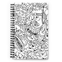 # Carnet spirale 50 feuilles format A4 A5 A6 B5, couverture rigide, papier pour dessin et peinture, impression de logo personnalisée pour cadeaux