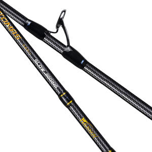 قصبة صيد دوارة 1.48-1.98 متر، وزن الطعم 30-300 جرام، من ألياف الكربون، بطيئة الحركة، لصيد الأسماك في المياه العذبة مثل سمك القاروص والتراوت والباس - Product Image 3