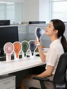 Ventilador de Mano Portátil Personalizado al por Mayor, Recargable por USB C, con Batería de Litio, 3 Velocidades, en Oferta - Product Image 2