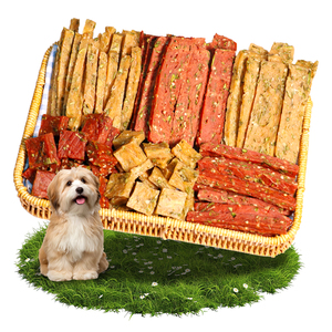 Nourriture pour animaux de compagnie à base de poulet ou de canard avec des légumes mélangés à l'okra, coupés en dés ou en tranches, sans céréales, pour chiens <span class=keywords><strong>et</strong></span> chats - Product Image 1